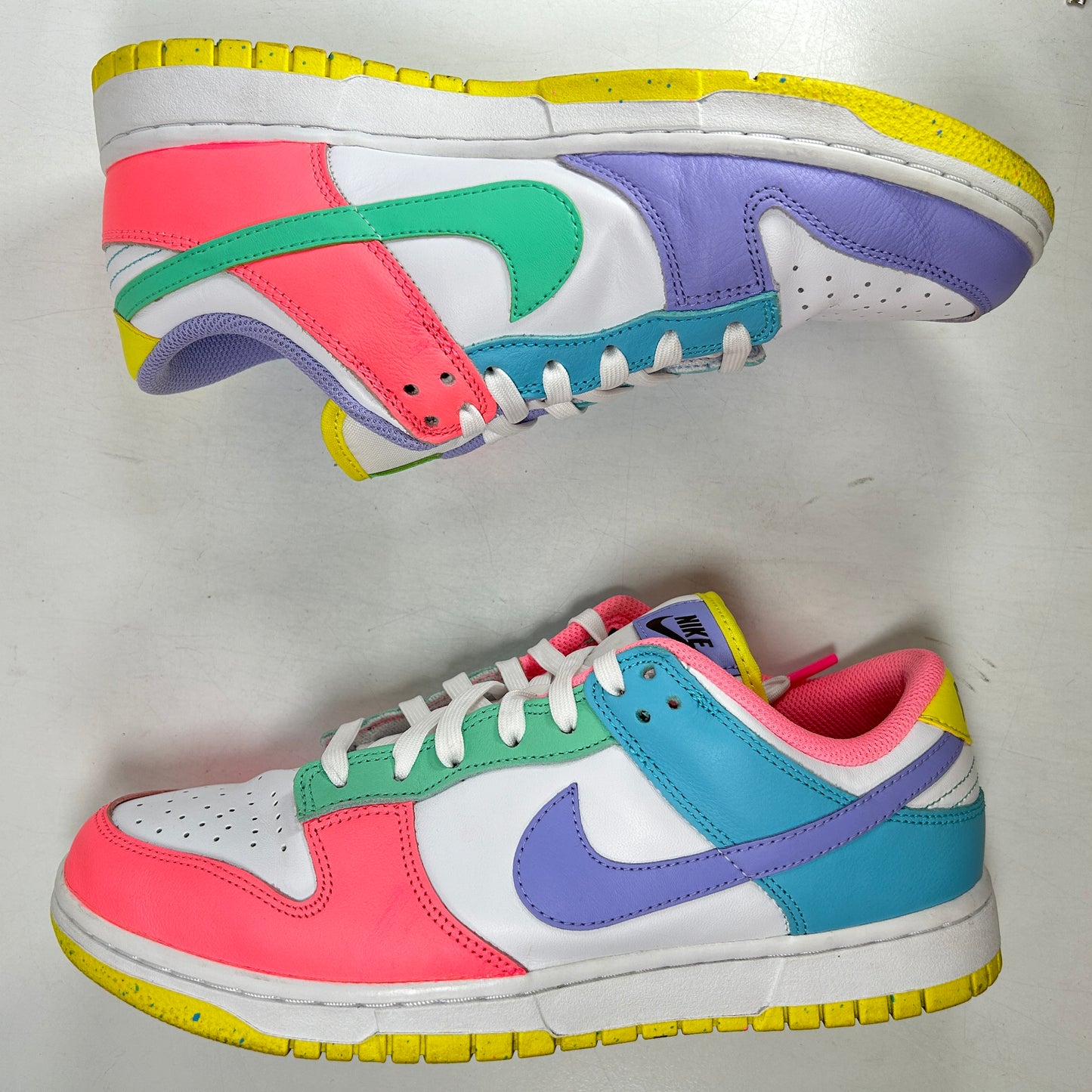 DD1872 100 Nike Dunk Low SE Easter Candy (Women's) [USED] - 10.5W (Used)