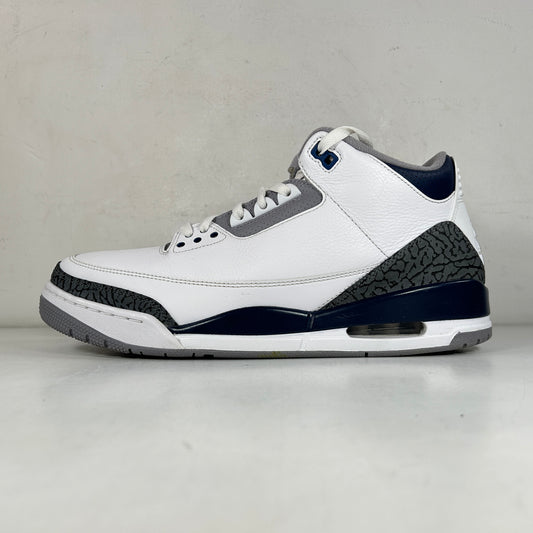 CT8532 140 Jordan 3 Retro Azul marino medianoche