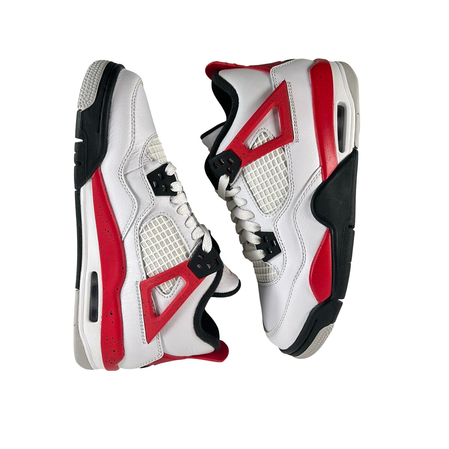 408452 161 Jordan 4 Retro Red Cement (GS) [CONDITIONAL] - 4 Y (Yellowing)