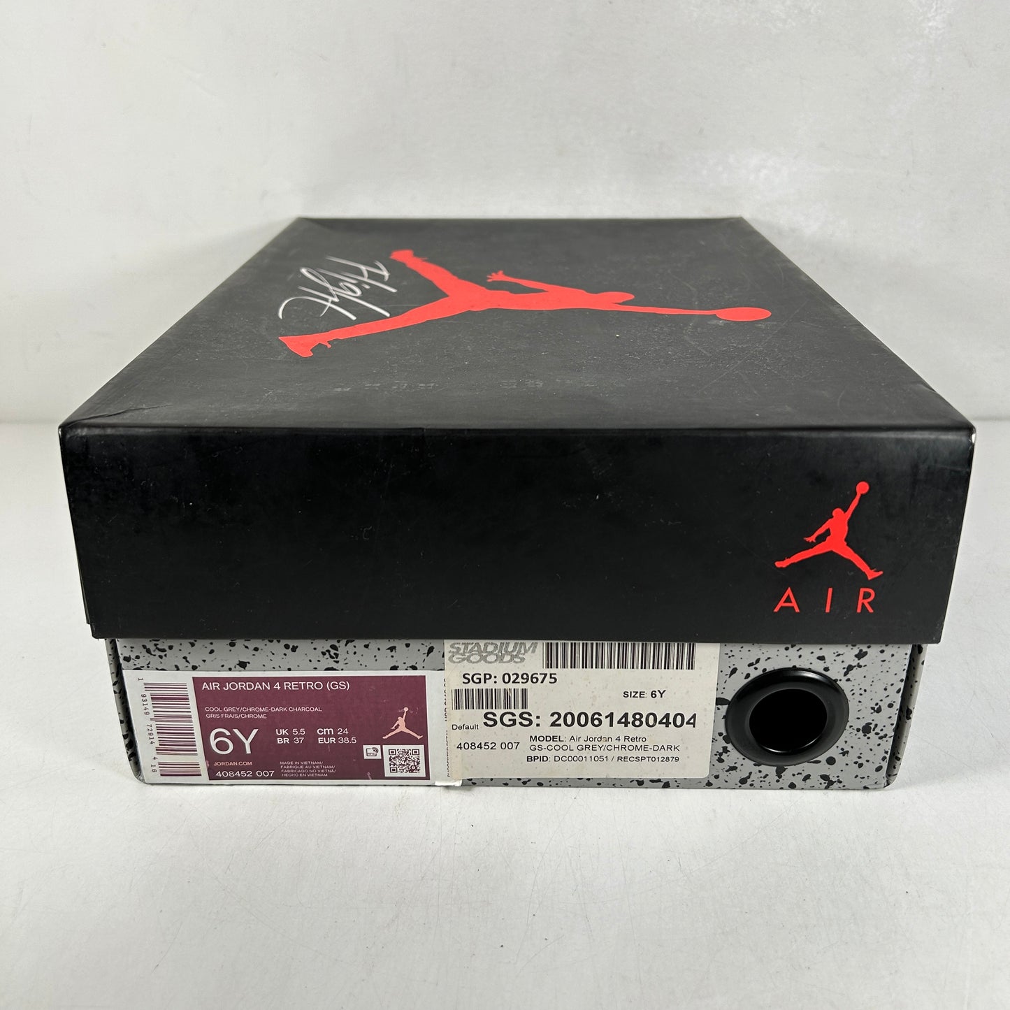 408452 007 Jordan 4 Retro Cool Grey (2019) (GS) [USED] - 6 Y (Used2)