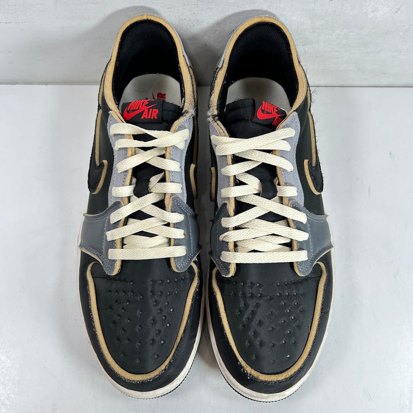 DV0982 006 Jordan 1 Low OG EX Black Smoke Grey [USED] - 14 M (Used) (No Box2)