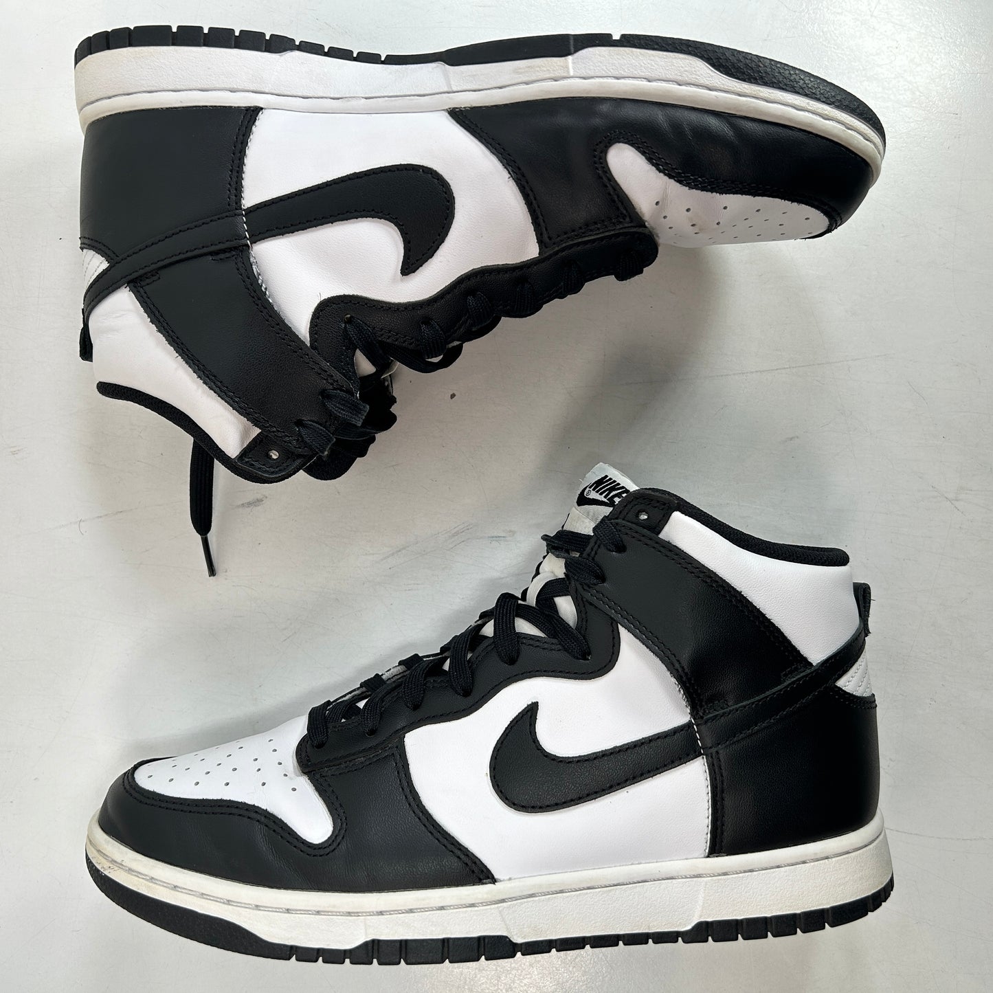 DD1399 105 Nike Dunk High Panda Black White (2021) [USED] - 10.5 M (Used2)