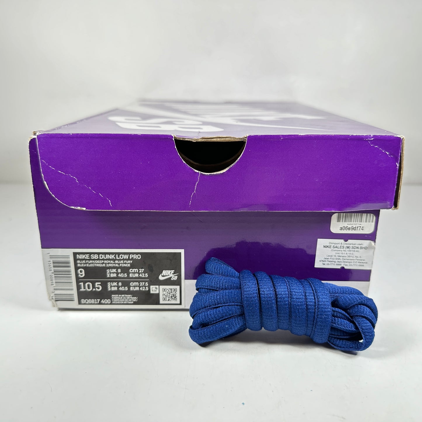 BQ6817 400 Nike SB Dunk Low Pro Blue Fury [USED] - 9 M (Used)