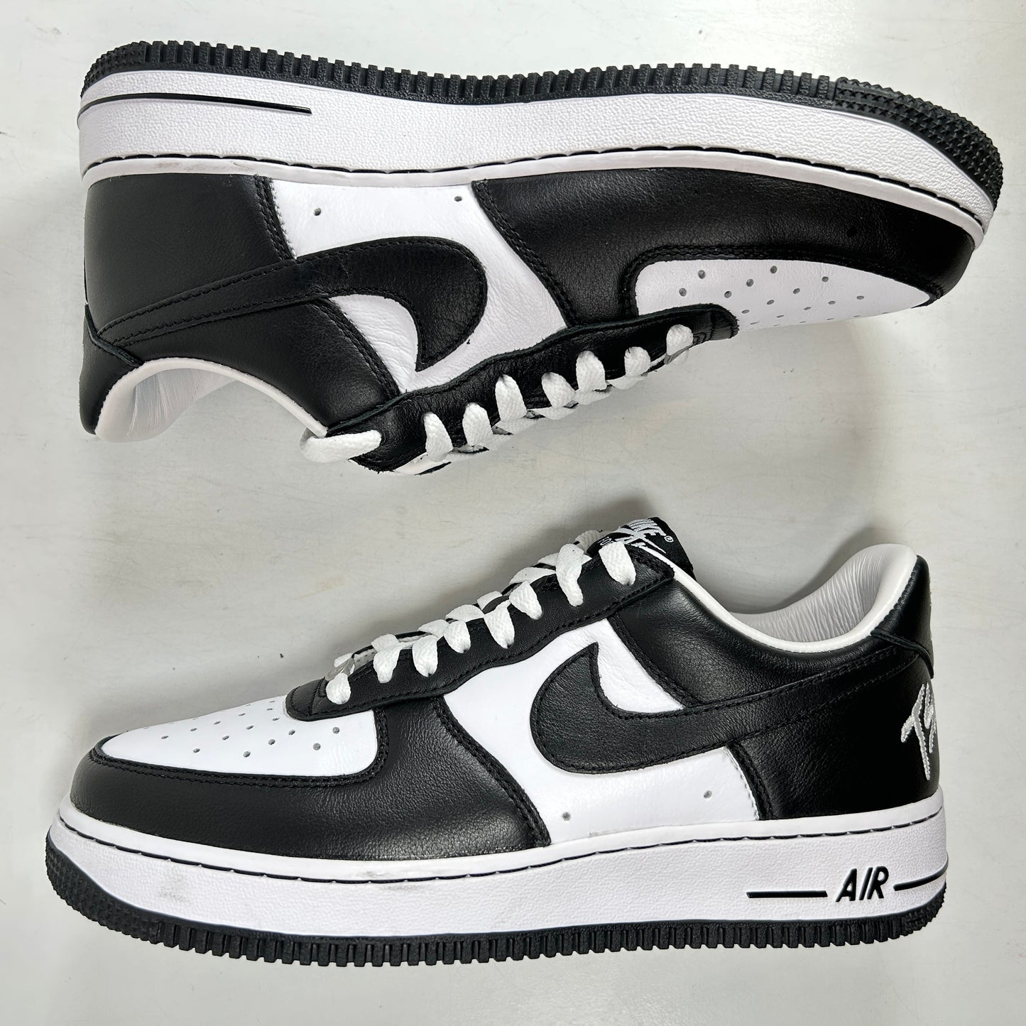 FJ5756 100 Nike Air Force 1 Low QS Terror Squad Blackout [USED] - 7.5 M (Used) (No Box)