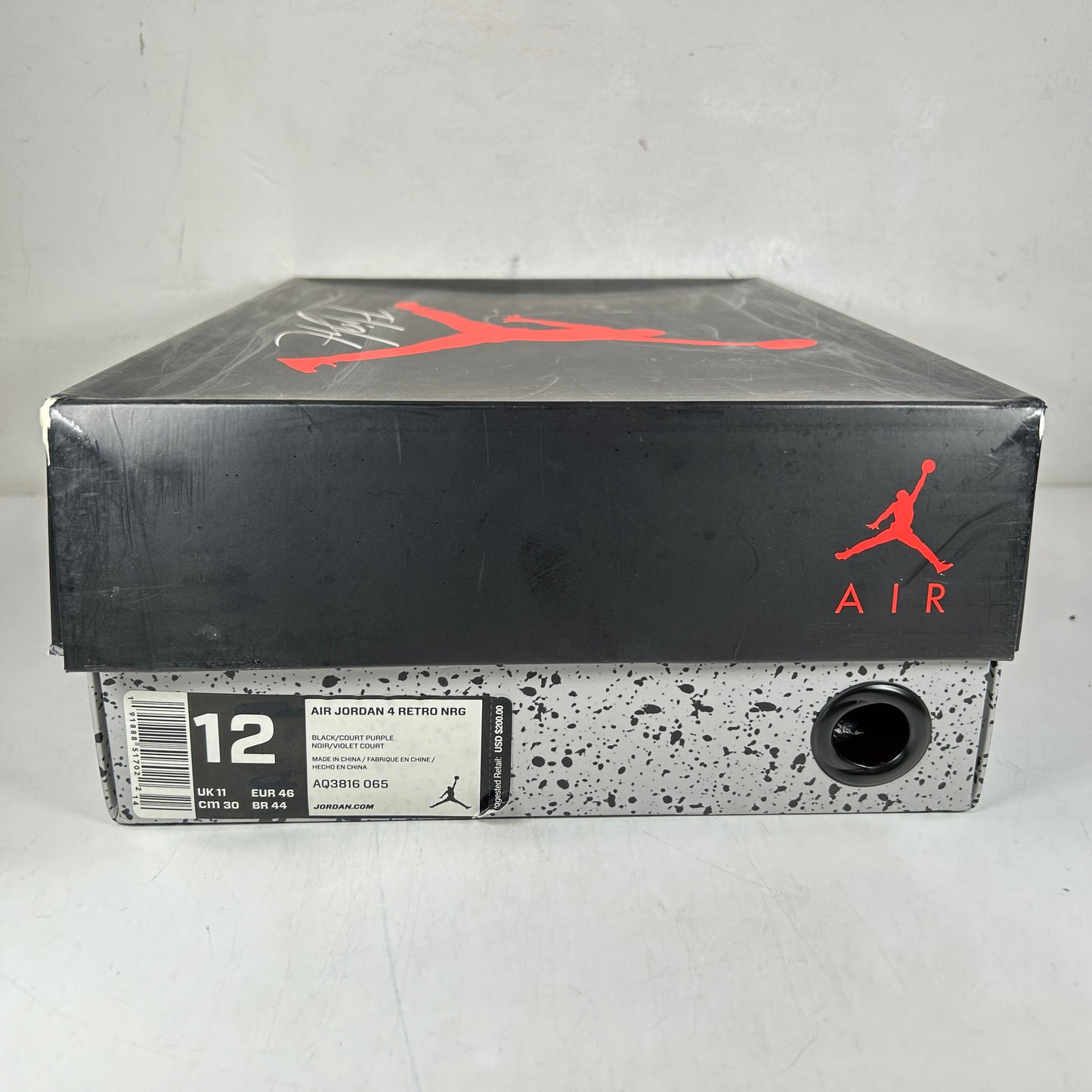 AQ3816 065 Jordan 4 Retro Raptors (2018) [USED] - 12 M (Used)