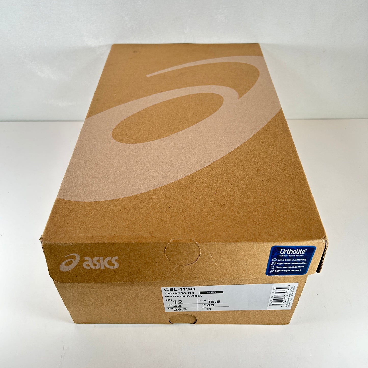 1201A256 114 ASICS Gel-1130 White Mid Grey Lime Green [USED] - 12 M (Used)