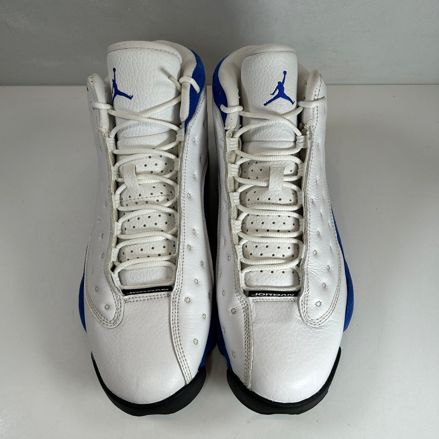 414571 117 Jordan 13 Retro White Hyper Royal Black [USED] - 11 M (Used)