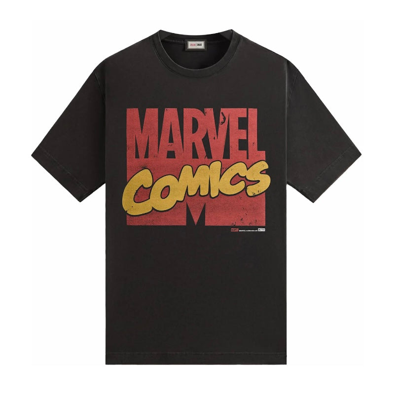 Kith x Marvel Comics Vintage Tee Black