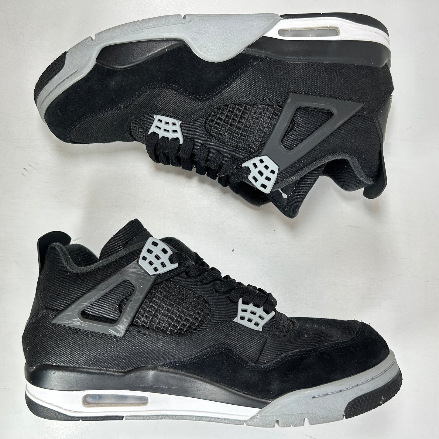 DH7138 006 Jordan 4 Retro SE Black Canvas [USED] - 10 M (Used5)