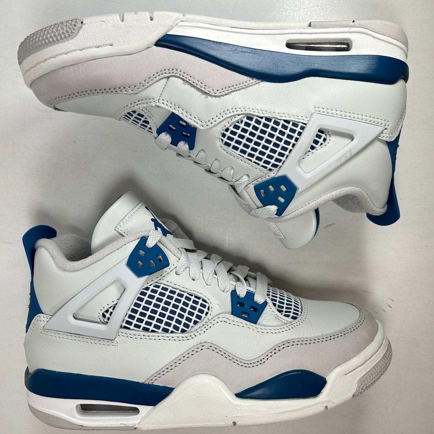 HF4281 141 Jordan 4 Retro Military Blue (2024) (GS) [USED] - 5 Y (Used3)