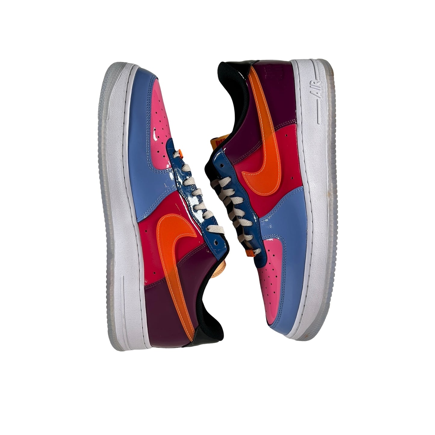 DV5255 400 Nike Air Force 1 Low SP Undefeated Multi-Patent Total Orange [USED] - 13 M (Used) (No Box)