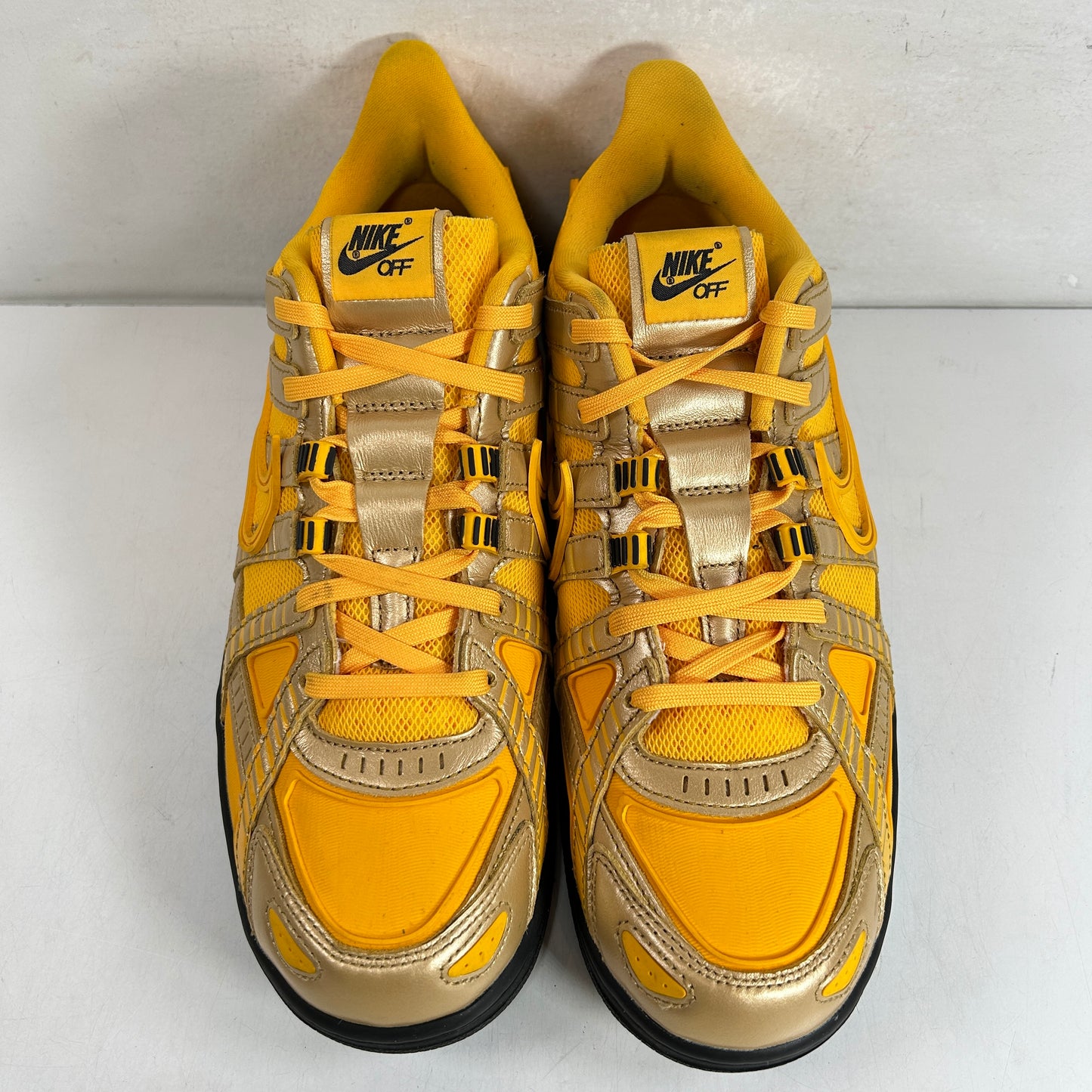 CU6015 700 Nike Air Rubber Dunk Off-White University Gold [USED] - 10.5 M (Used)