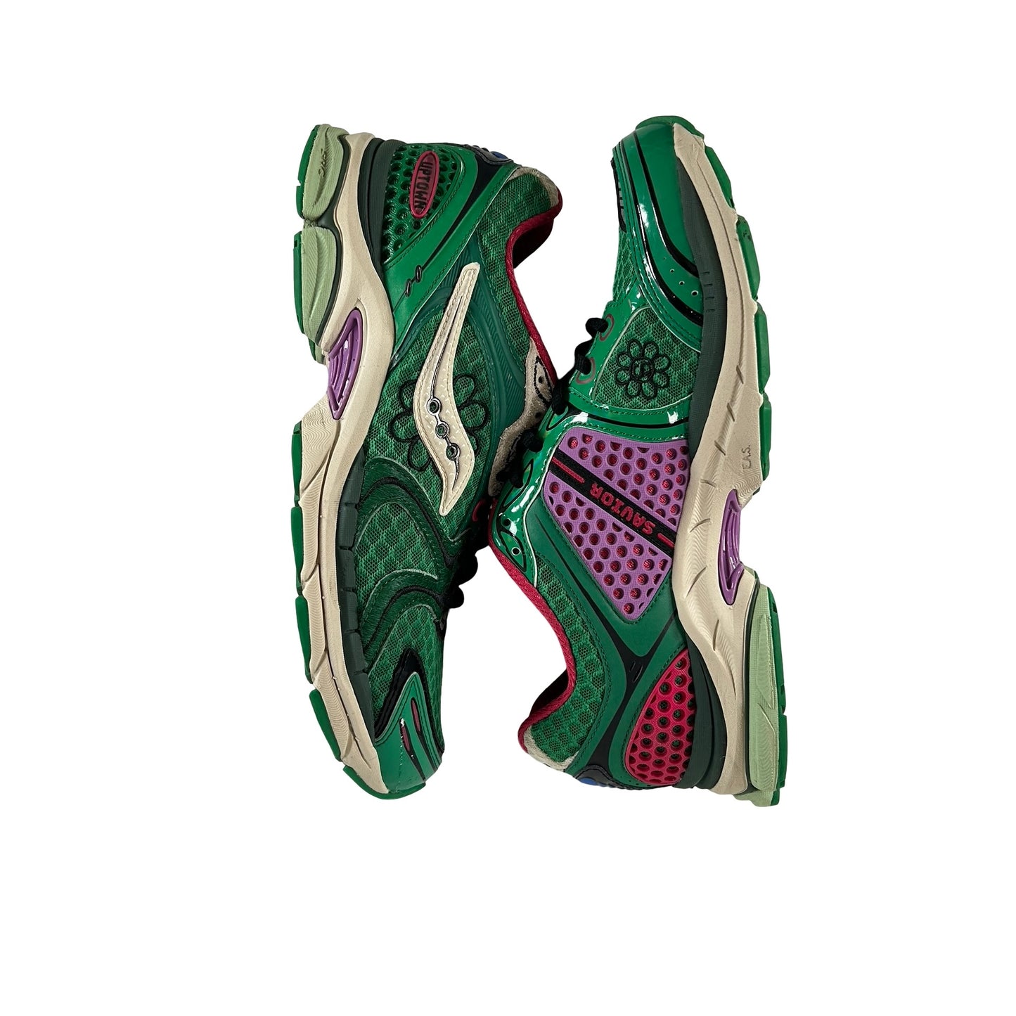S70966 3 Saucony ProGrid Triumph 4 Jae Tips Flowers Grow Uptown Perilla [USED] - 9.5 M (Used2)
