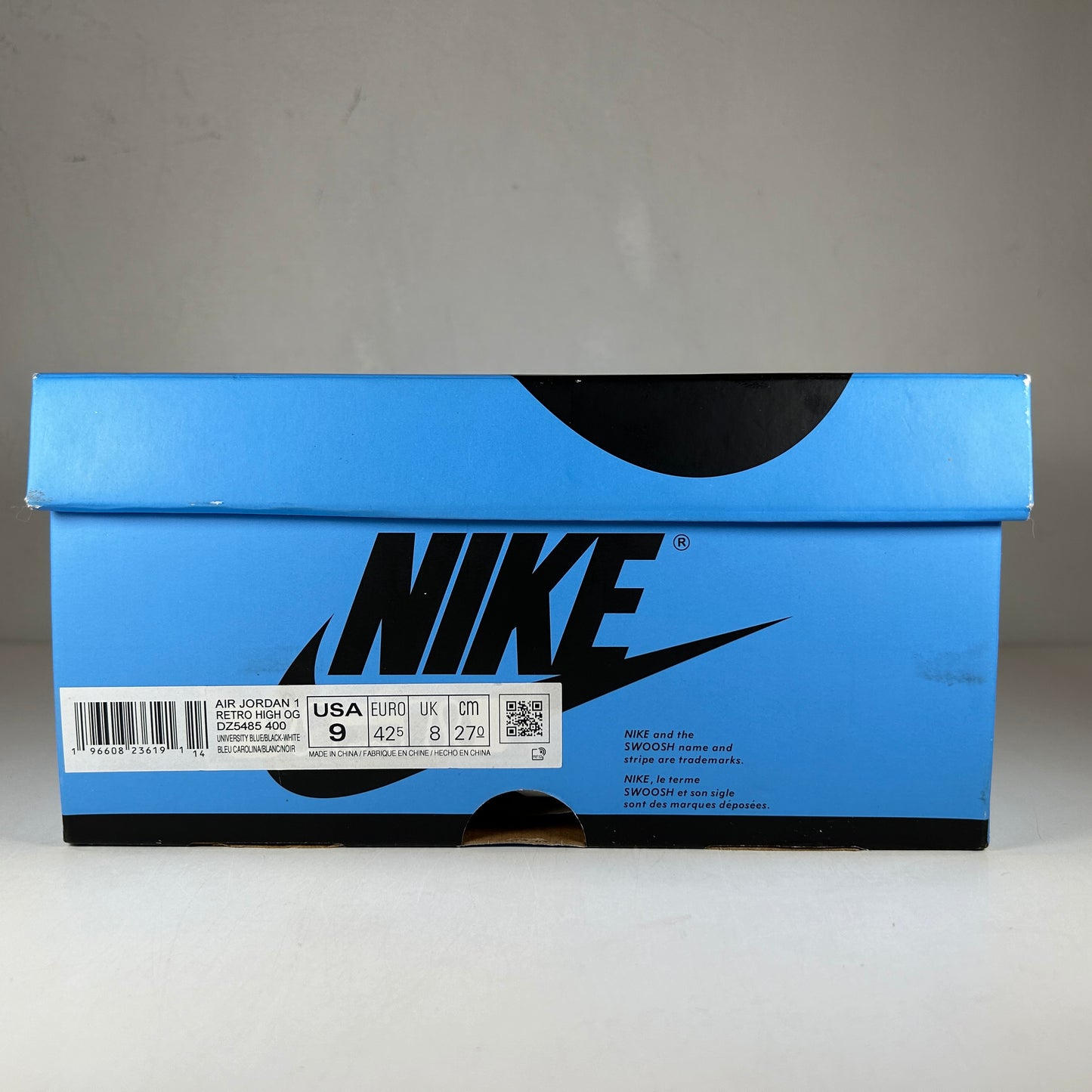 DZ5485 400 Jordan 1 Retro High OG UNC Toe [USED] - 9 M (Used4)
