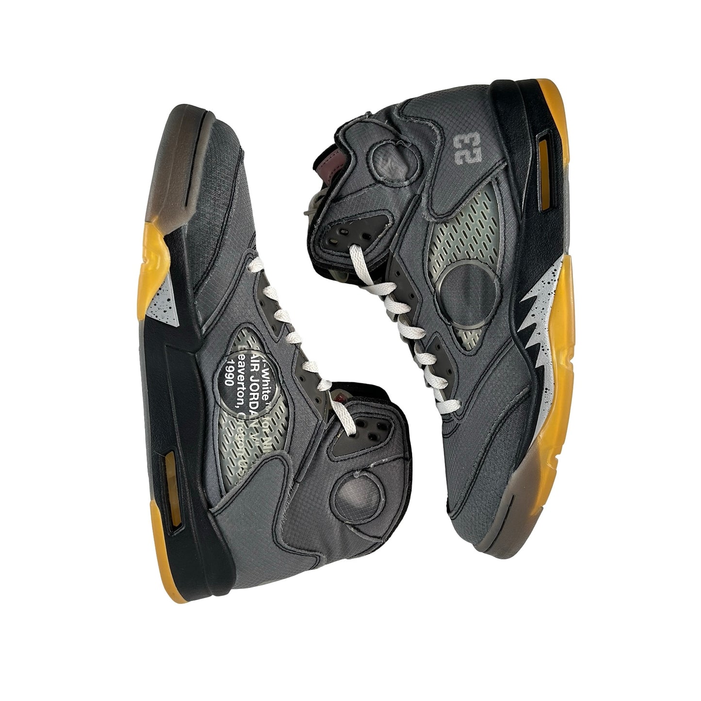 CT8480 001 Jordan 5 Off-White Black [USED] - 12.5 M (VNDS)