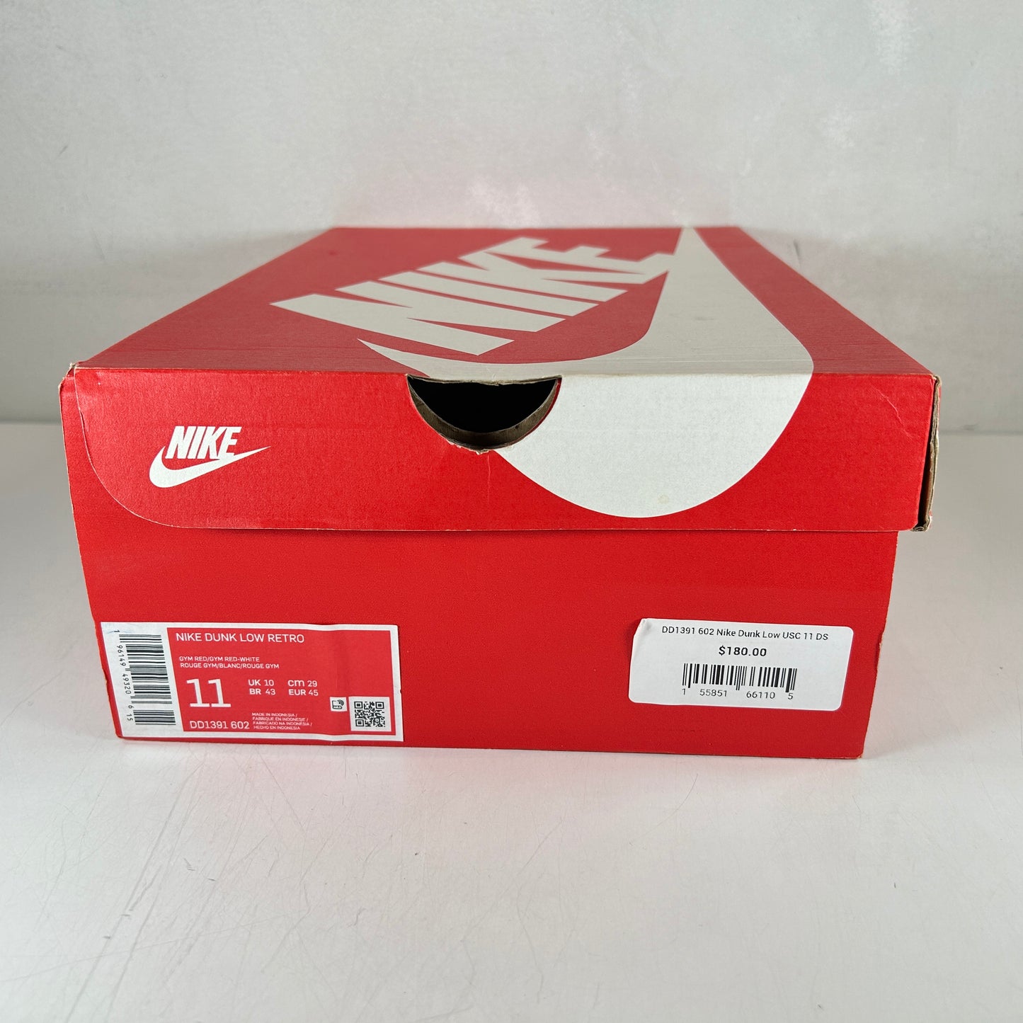 DD1391 602 Nike Dunk Low USC [USED] - 11 M (Used)