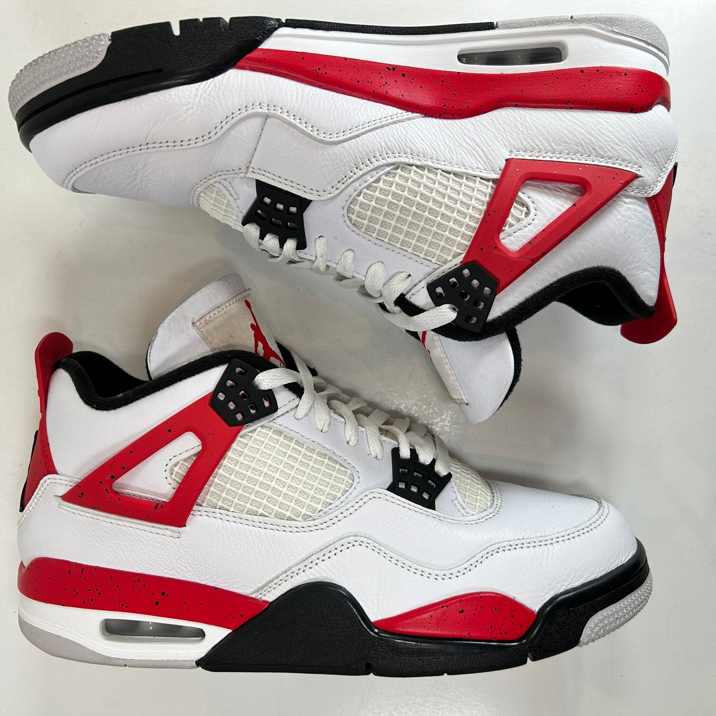 DH6927 161 Jordan 4 Retro Red Cement [USED] - 9.5 M (Used) (No Box)
