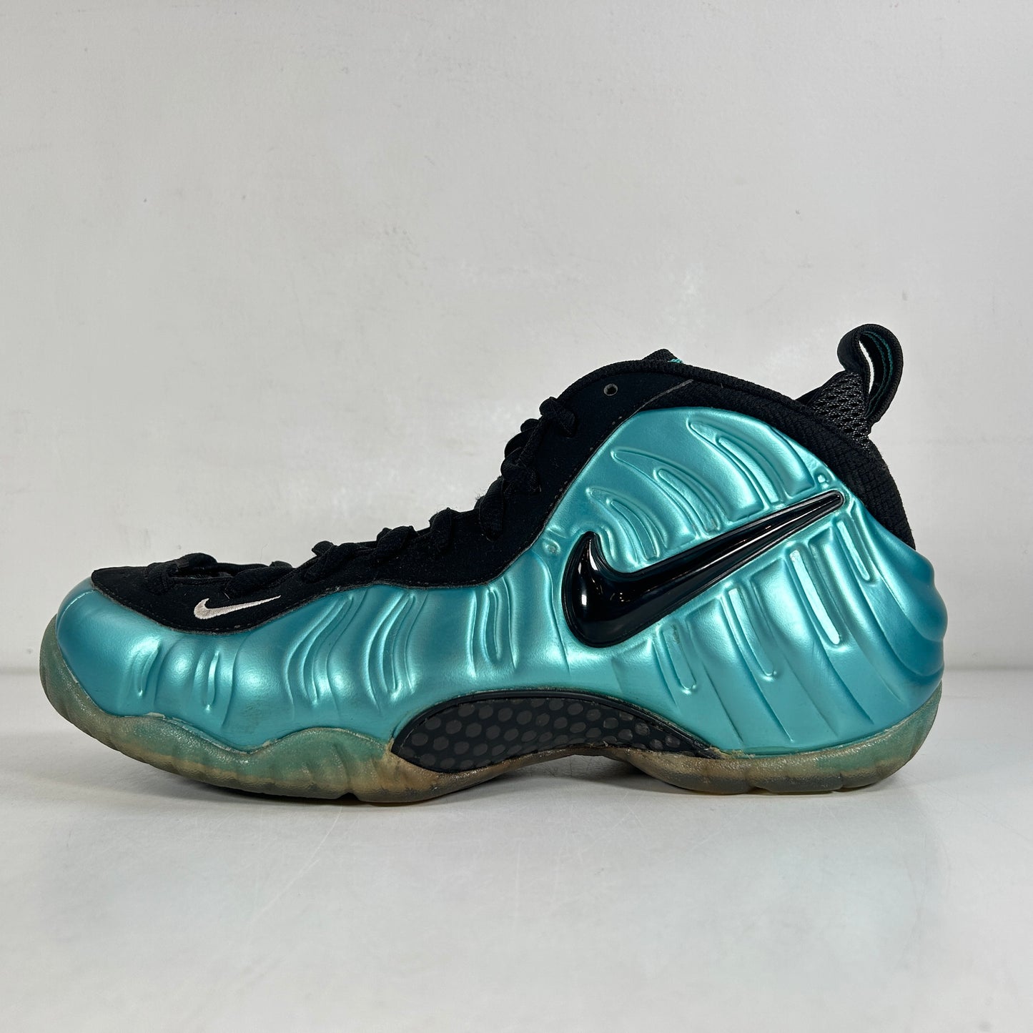 624041 410 Nike Air Foamposite Pro Electric Blue [USED] - 9.5 M (Used) (No Box)