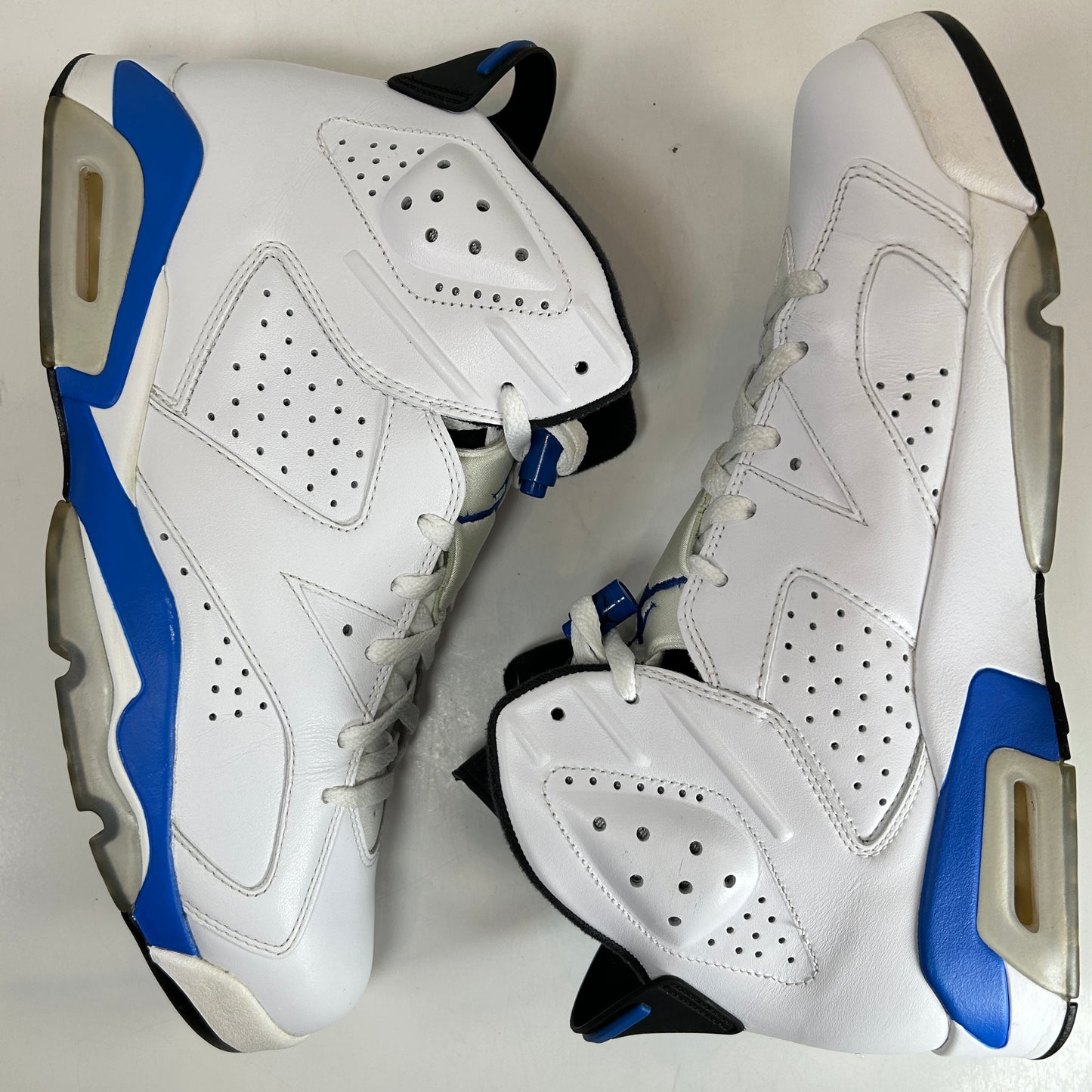 384664 107 Jordan 6 Retro Sport Blue (2014) [USED] - 12 M (Used)