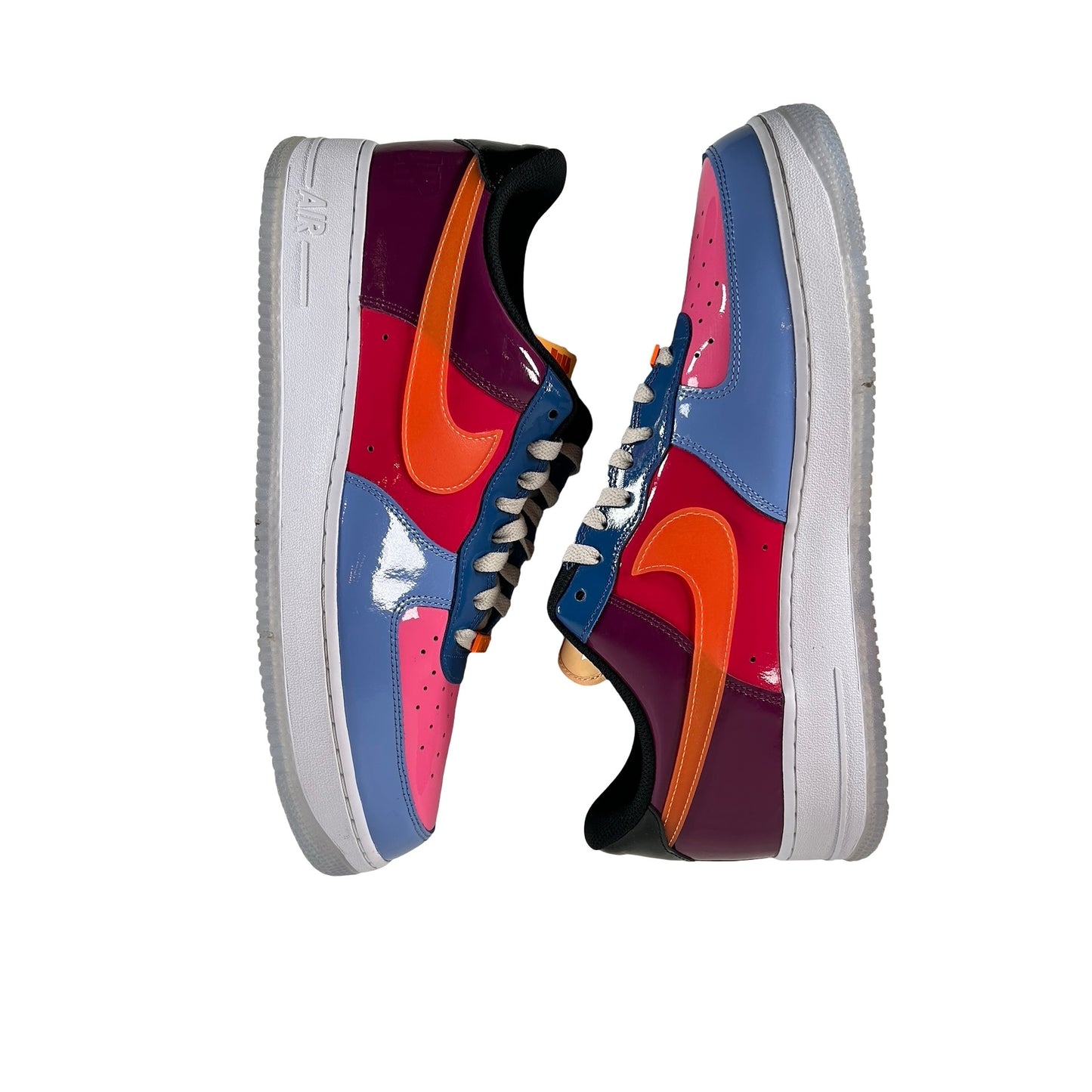 DV5255 400 Nike Air Force 1 Low SP Undefeated Multi-Patent Total Orange [USED] - 13 M (Used) (No Box)