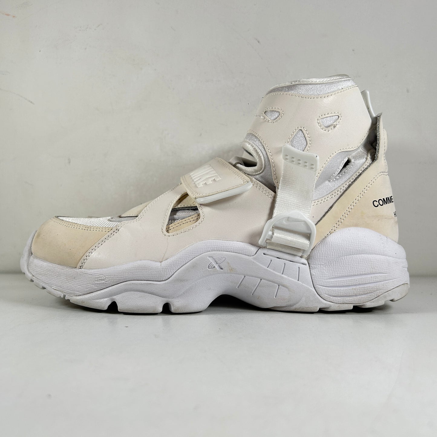 DH0199 100 Nike Air Carnivore Comme des Garcons Homme Plus White [USED] - 8 M (Used) (No Box)