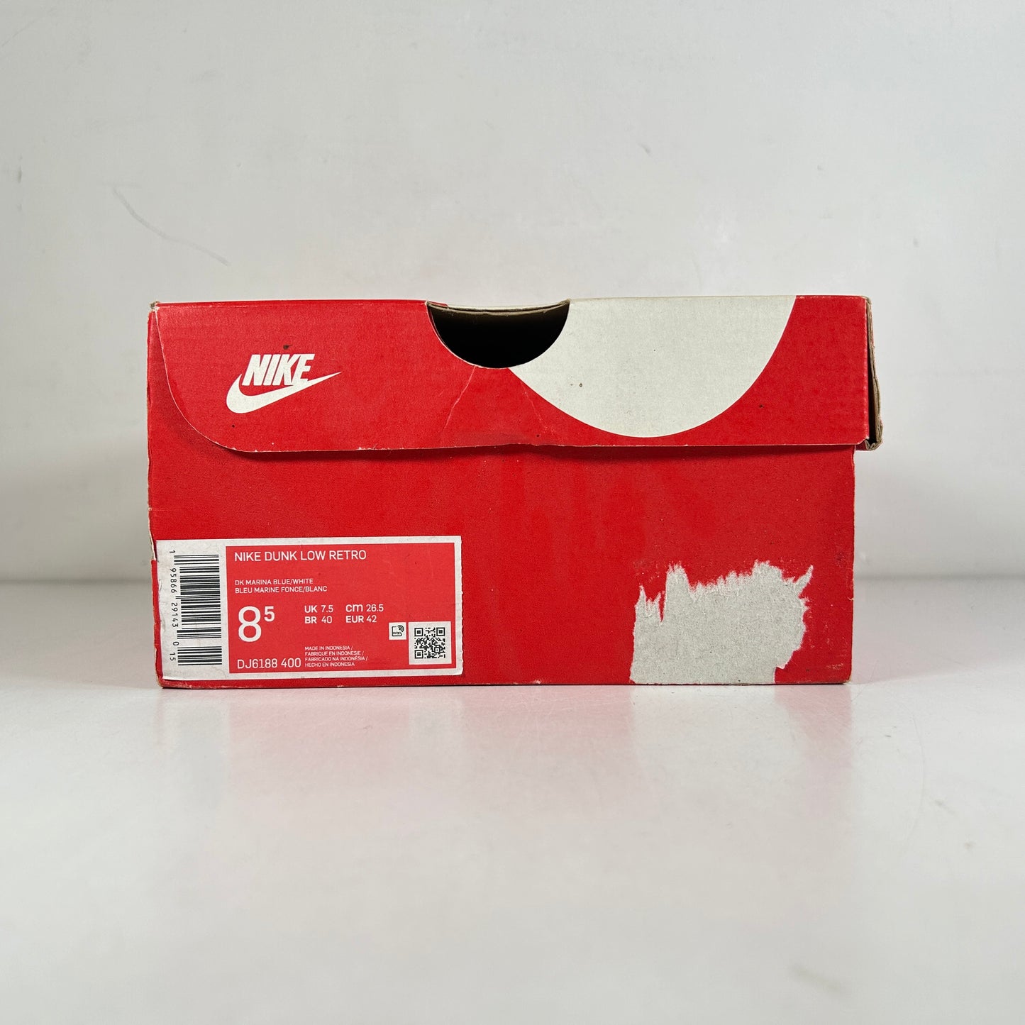 DJ6188 400 Nike Dunk Low Dark Marina Blue [USED] - 8.5 M (Used)