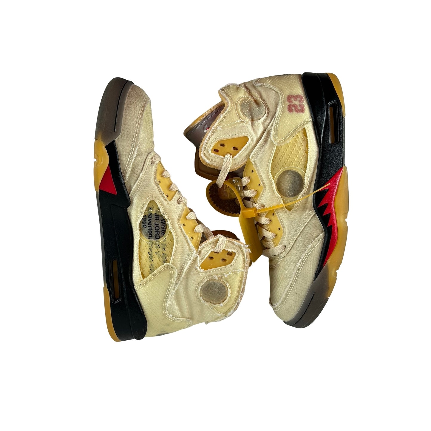 DH8565 100 Jordan 5 Off-White Sail [USED] - 8.5 M (Used4)