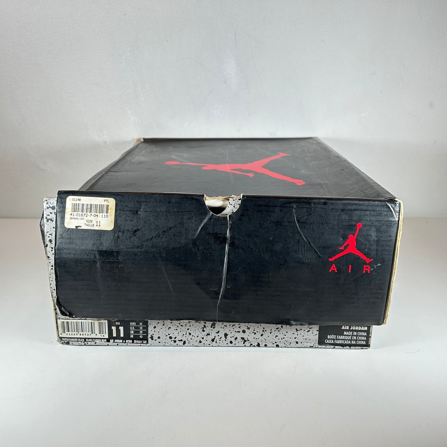 384664 160 Jordan 6 Retro Carmine (2014) [USED] - 11 M (Used)