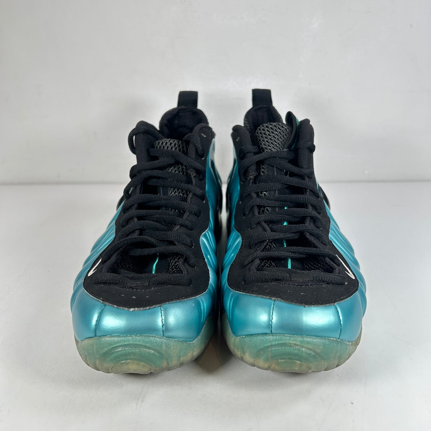 624041 410 Nike Air Foamposite Pro Electric Blue [USED] - 9.5 M (Used) (No Box)