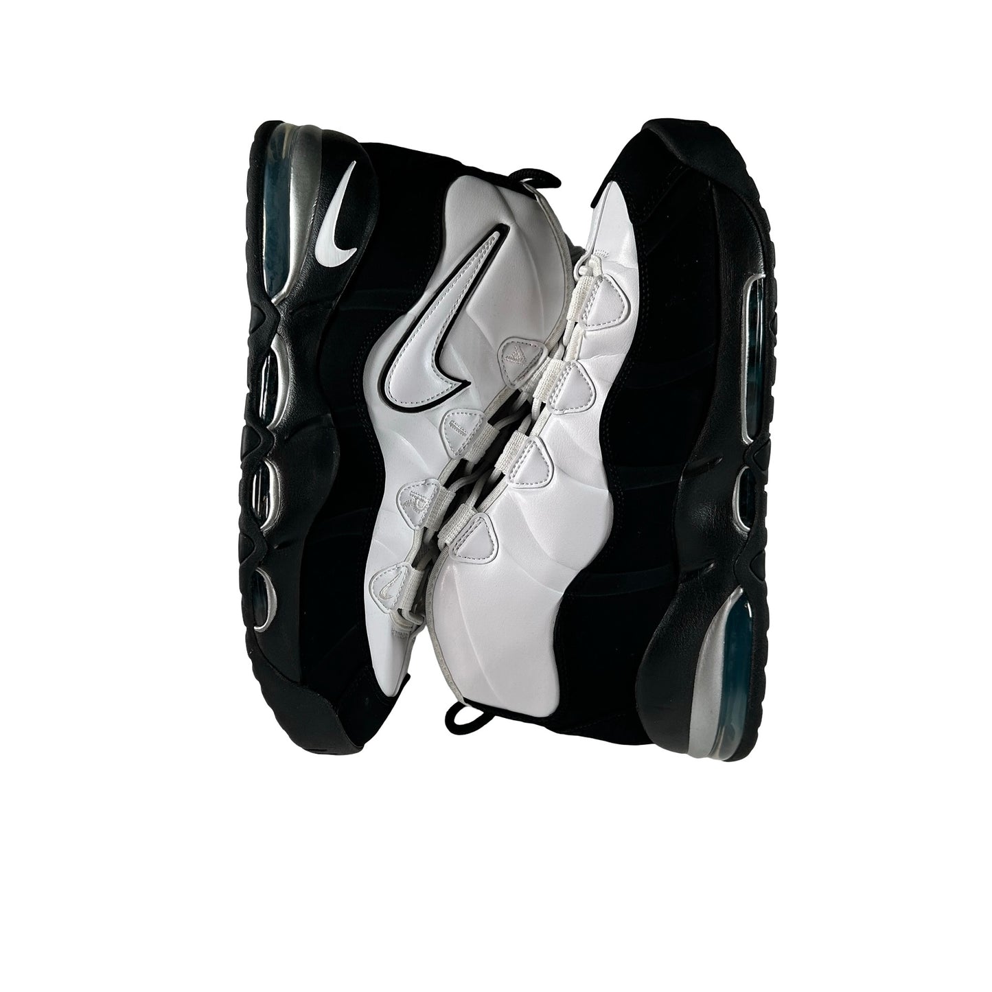 311090 100 Nike Air Max Uptempo 95 White Black Teal [USED] - 11 M (Used)