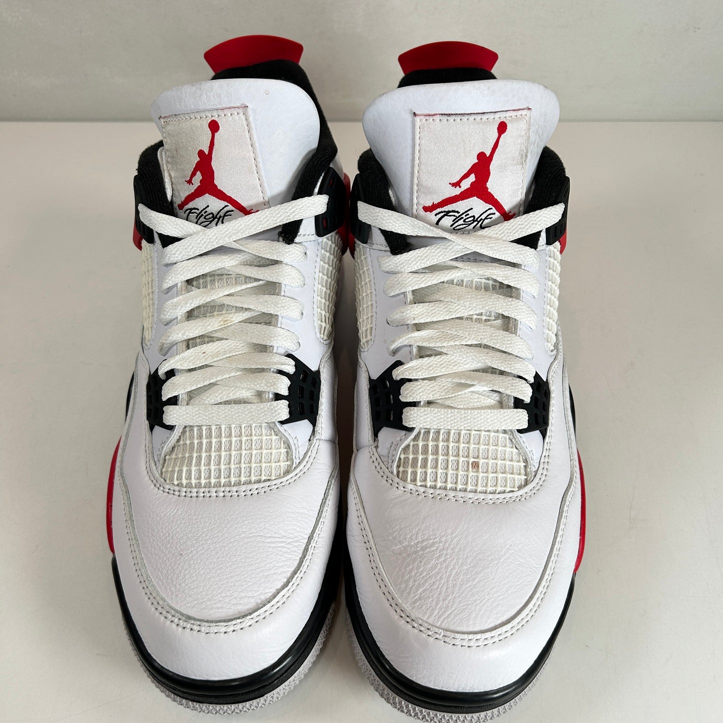 DH6927 161 Jordan 4 Retro Red Cement [USED] - 9.5 M (Used) (No Box)