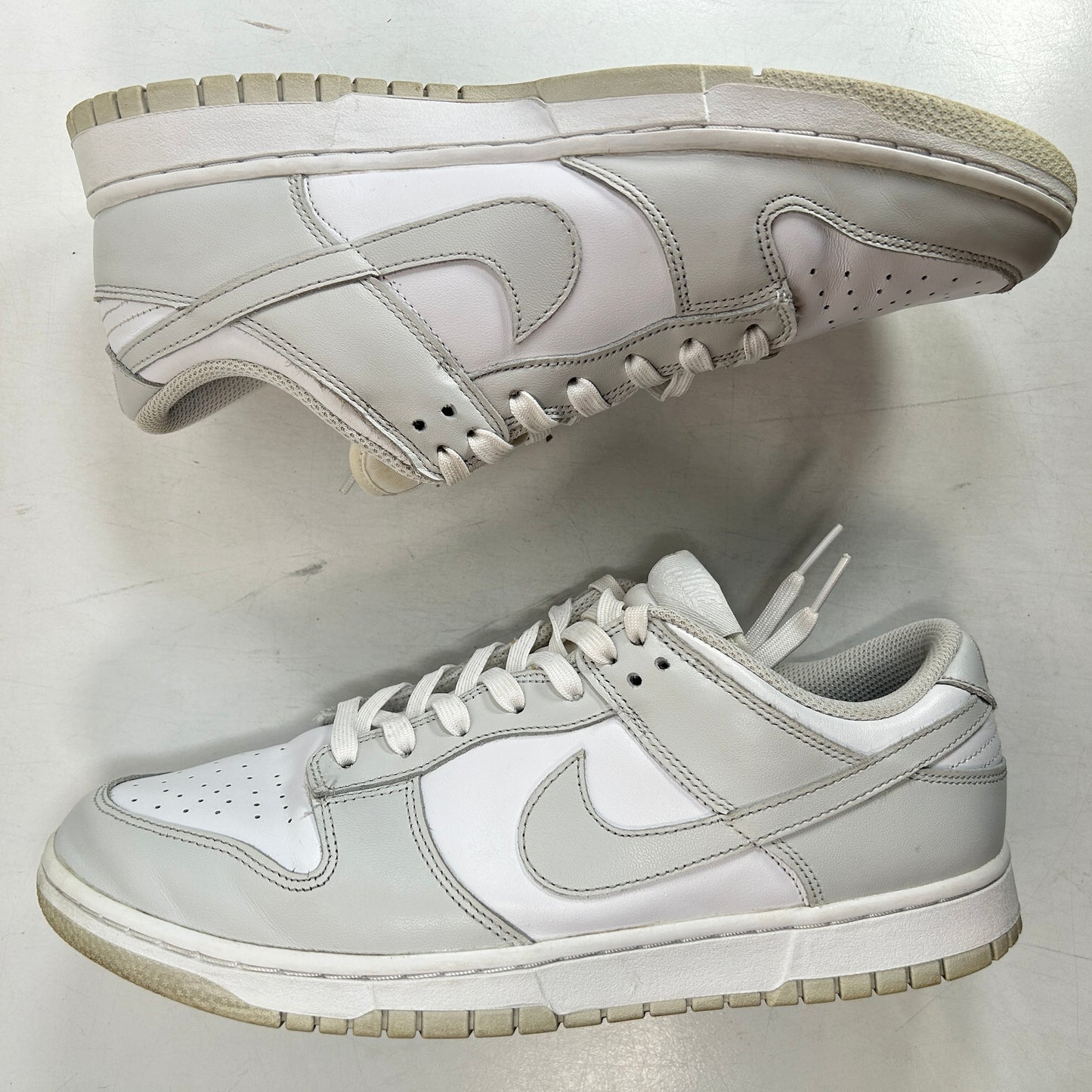 DD1503 103 Nike Dunk Low Photon Dust (Women's) [USED] - 12 W (Used)