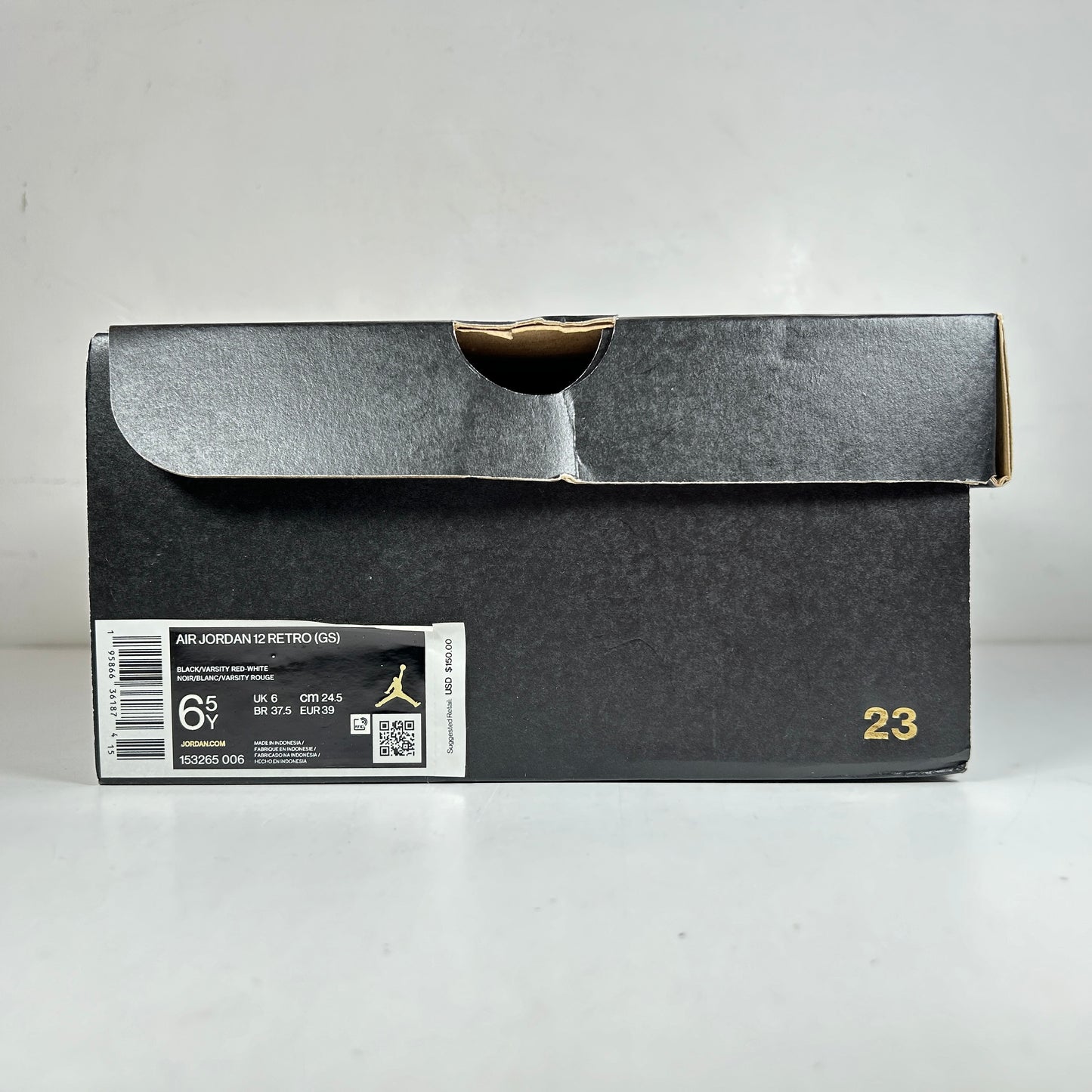 153265 006 Jordan 12 Retro Playoffs (2022) (GS) [USED] - 6.5 Y (Used)