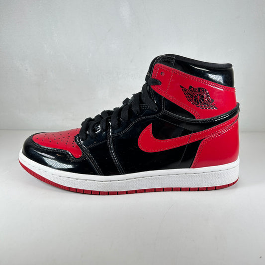 555088 063 Jordan 1 Retro High OG Patent Bred [USED] - 8.5 M (Used)