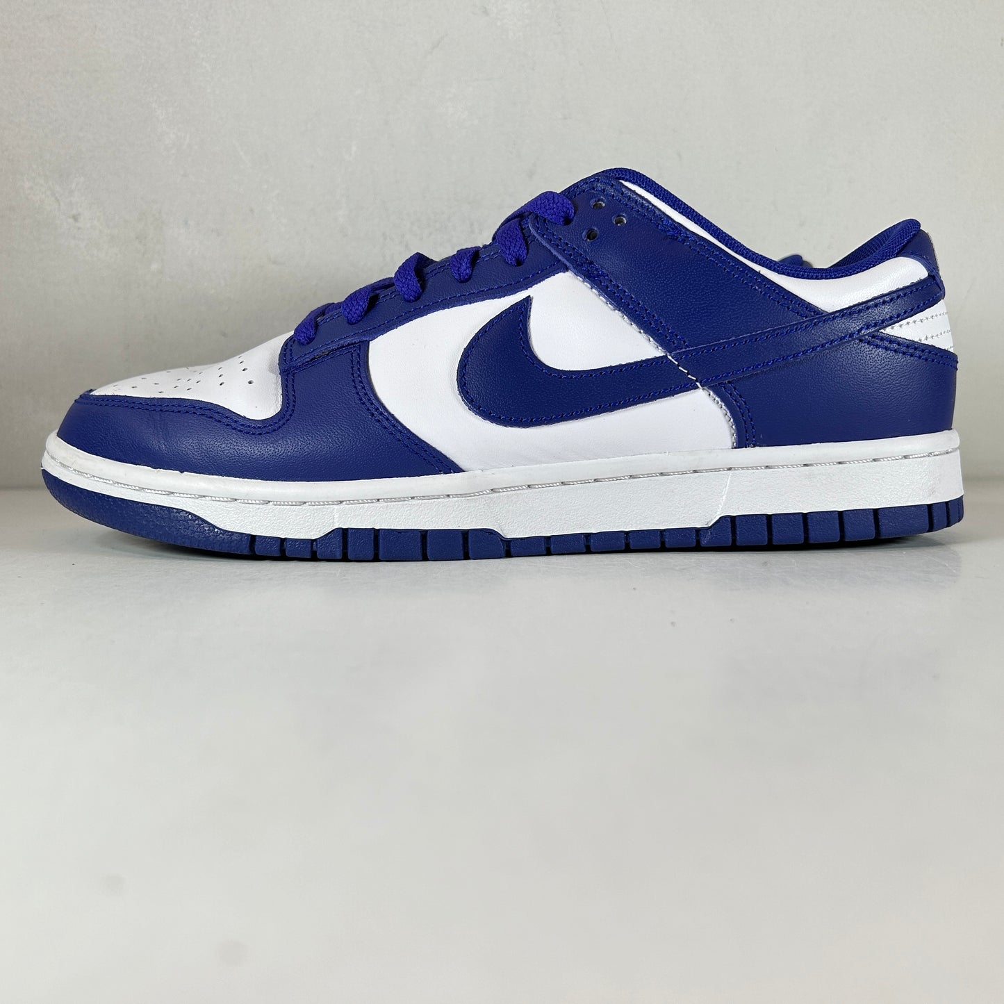DV0833 103 Nike Dunk Low Concord [USED] - 8 M (Used) (No Box)
