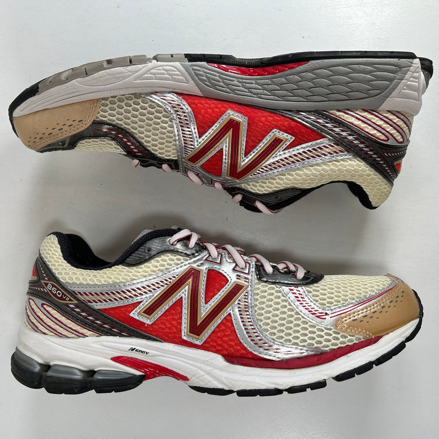 ML860AD2 New Balance 860v2 Aime Leon Dore Red [USED] - 11 M (Used)