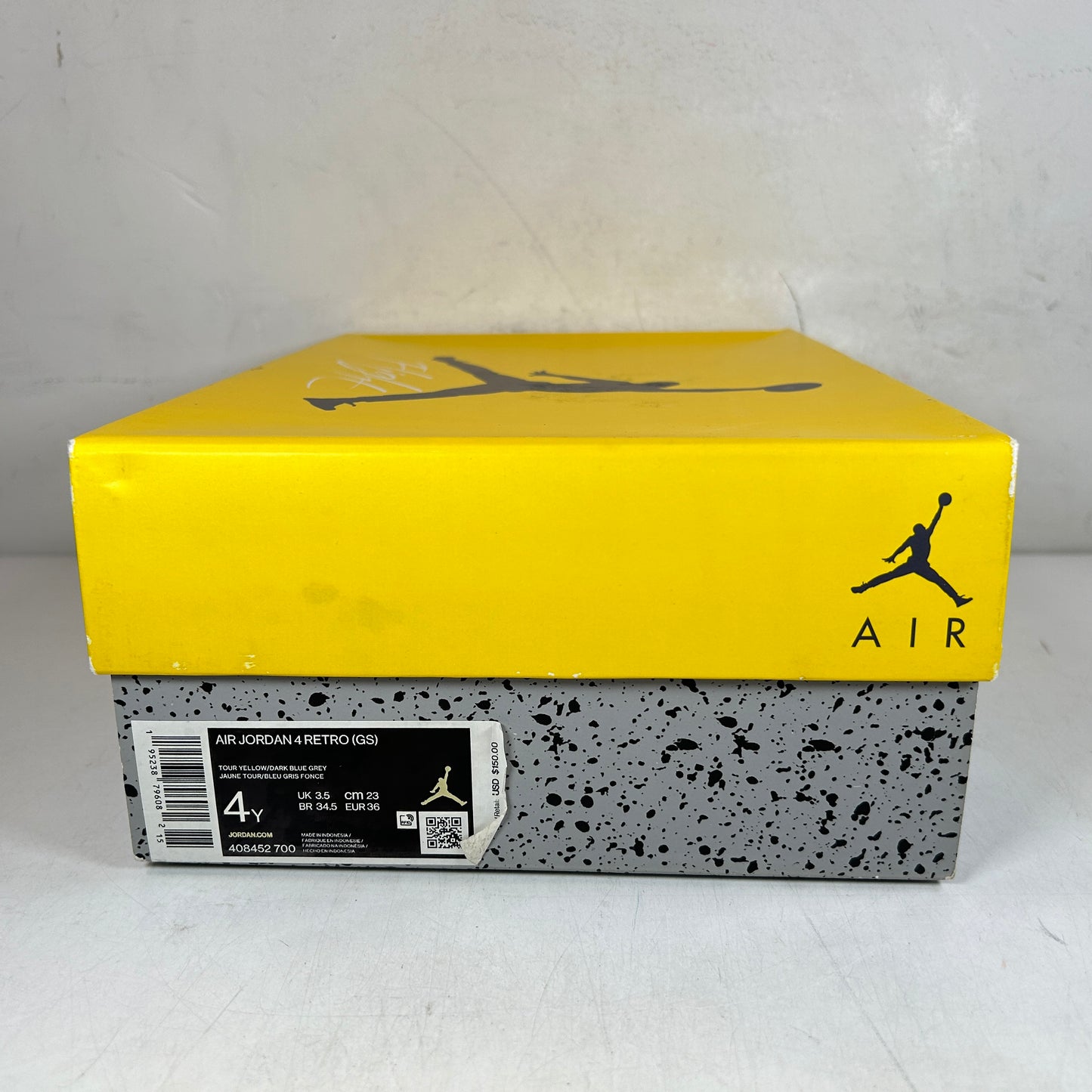 408452 700 Jordan 4 Retro Lightning (2021) (GS) [USED] - 4 Y (Used)