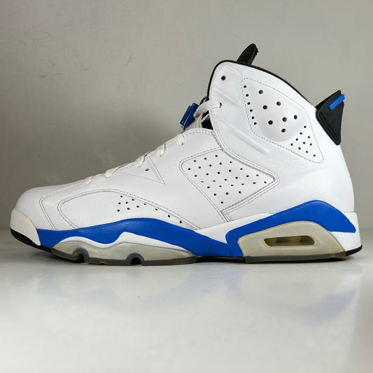 384664 107 Jordan 6 Retro Sport Blue (2014) [USED] - 12 M (Used)