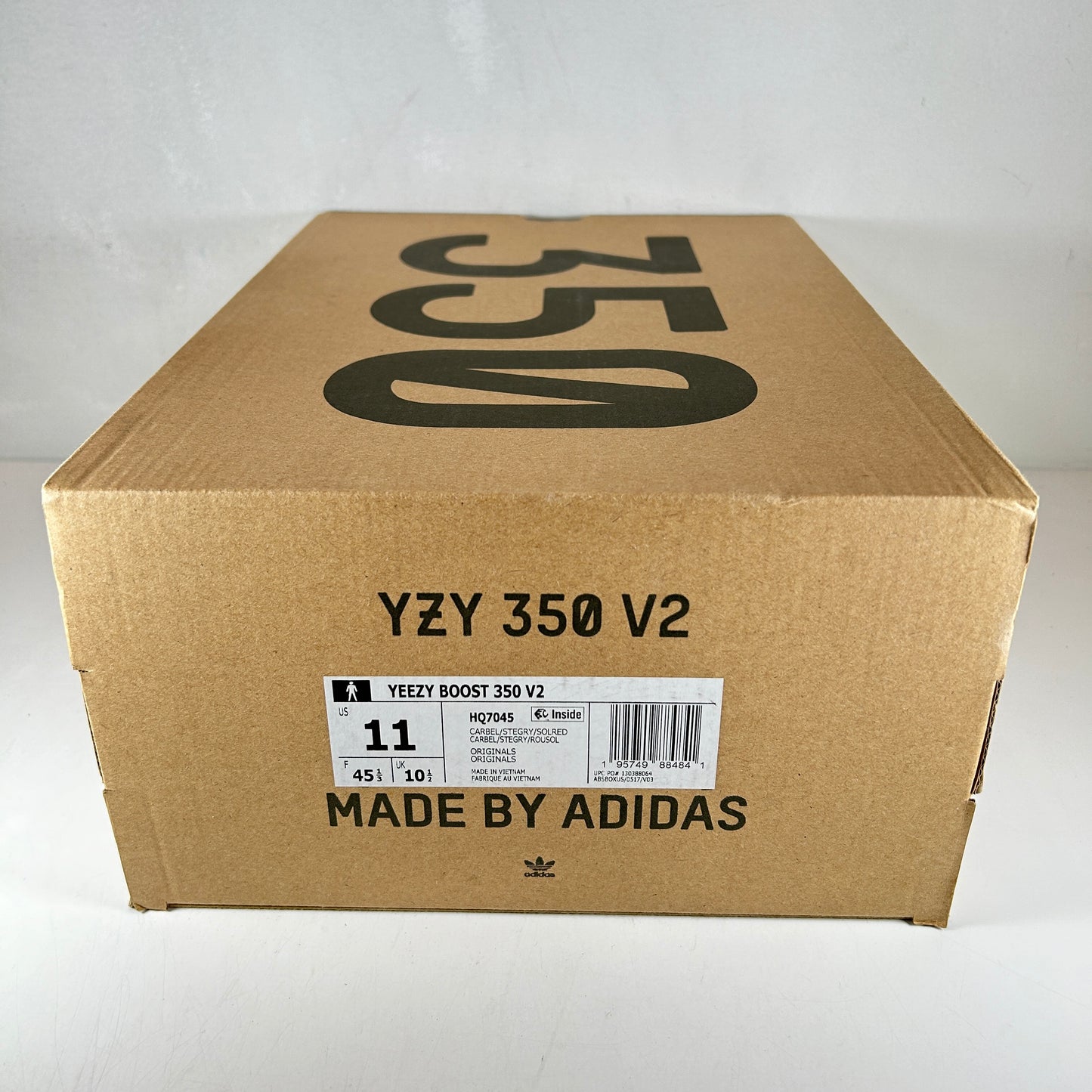 HQ7045 Adidas Yeezy Boost 350 V2 Carbon Beluga [USED] - 11 M (Used)