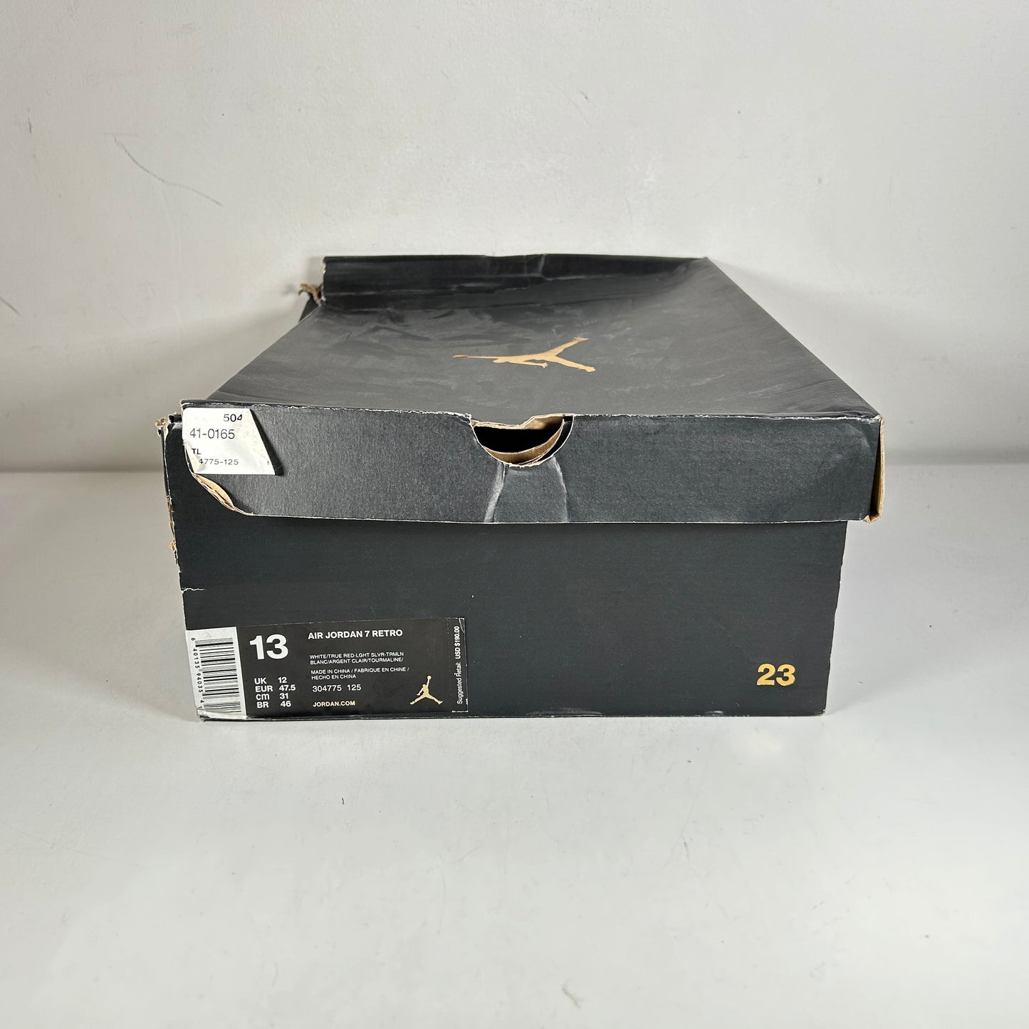 304775 125 Jordan 7 Retro Hare (2015) [USED] - 13 M (Used)