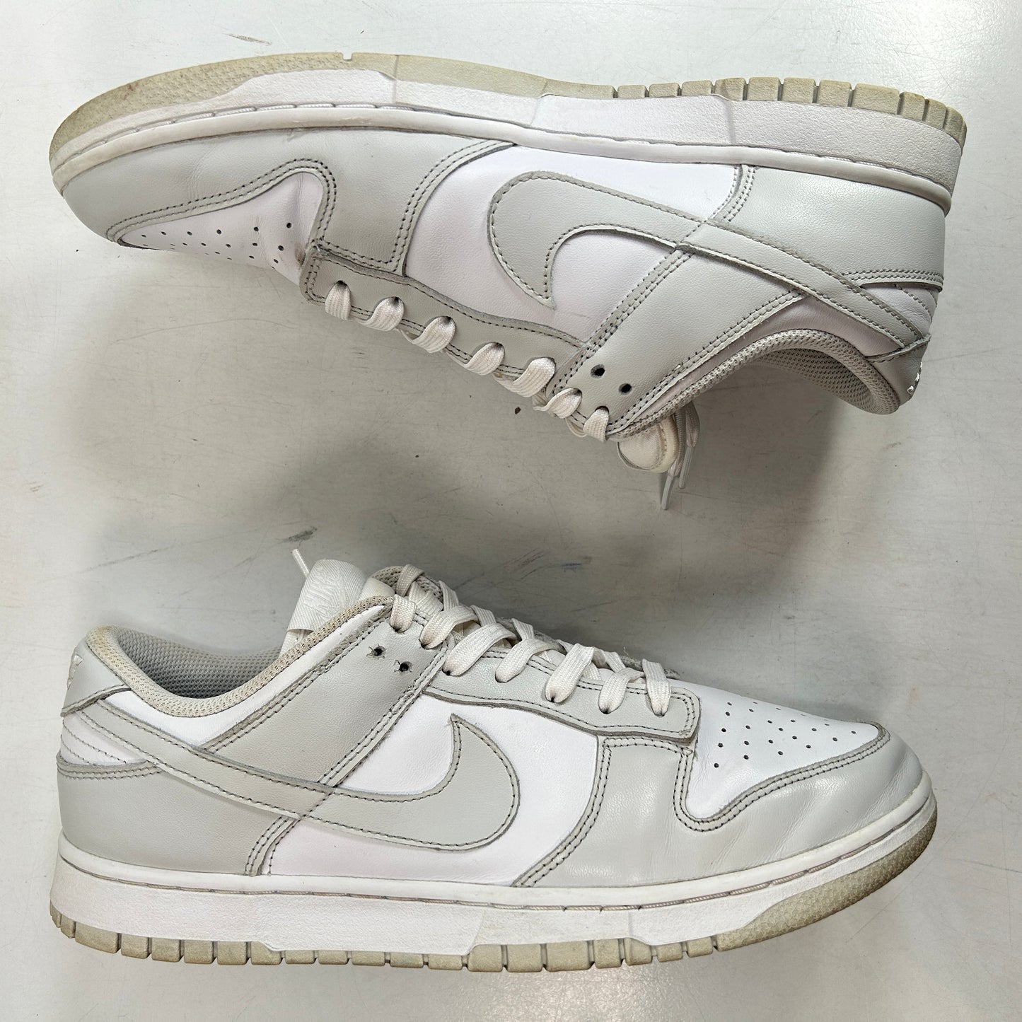 DD1503 103 Nike Dunk Low Photon Dust (Women's) [USED] - 12 W (Used)