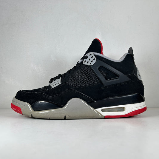 308497 060 Jordan 4 Retro Bred (2019) [USED] - 9 M (Used) (Replace Box)