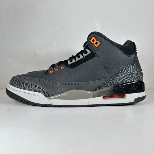 CT8532 080 Jordan 3 Retro Fear Pack (2023) [USED] - 9.5 M (Used3)