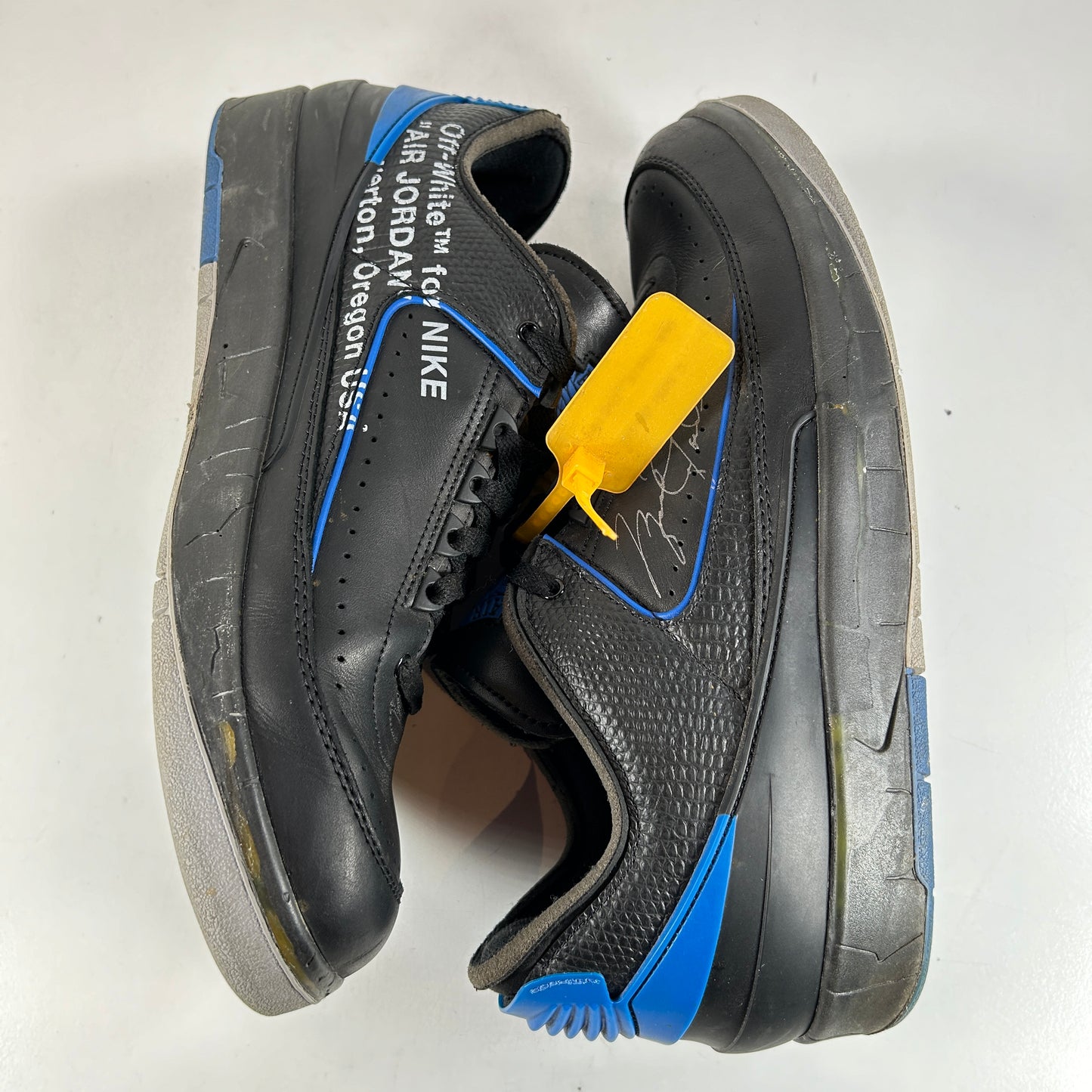 DJ4375 004 Jordan 2 Retro Low SP Off-White Black Blue [USED] - 12 M (Used)