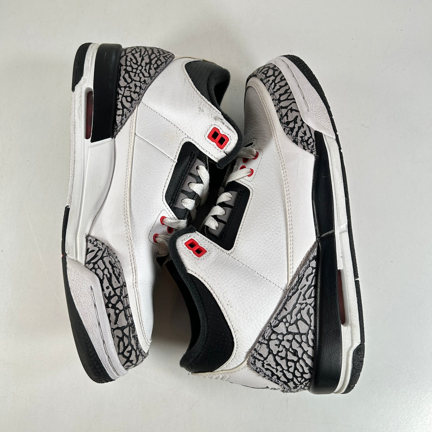 398614 123 Jordan 3 Retro Infrared 23 (GS) [USED] - 7 Y (Used) (No Box)