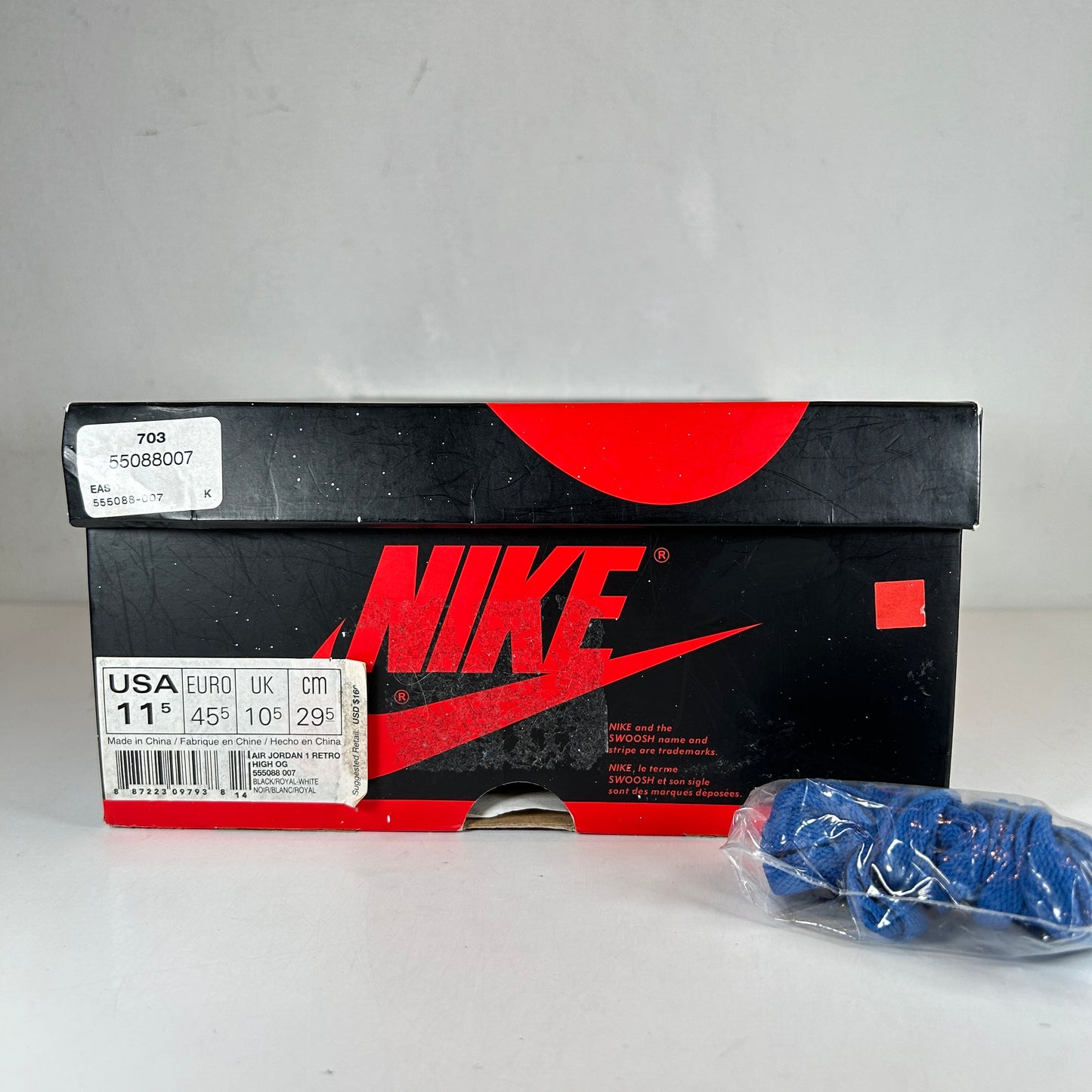 555088 007 Jordan 1 Royal (2017) [USED] - 11.5 M (Used)