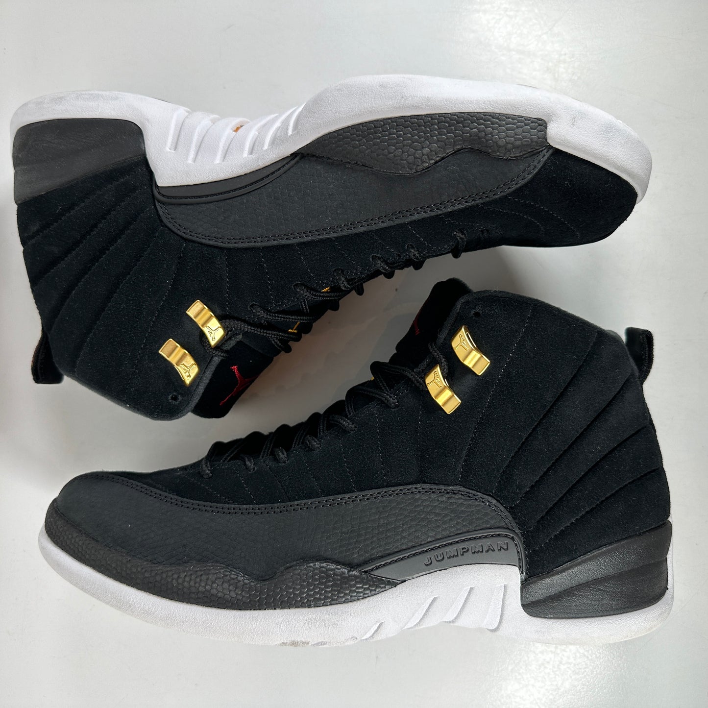 130690 017 Jordan 12 Retro Reverse Taxi [USED] - 11 M (Used) (Replace Box)