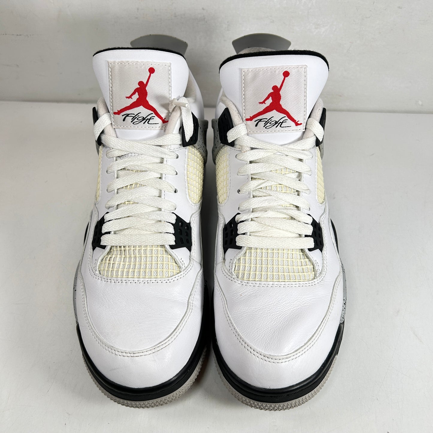 840606 192 Jordan 4 White Cement [USED] - 11 M (Used) (No Box2)