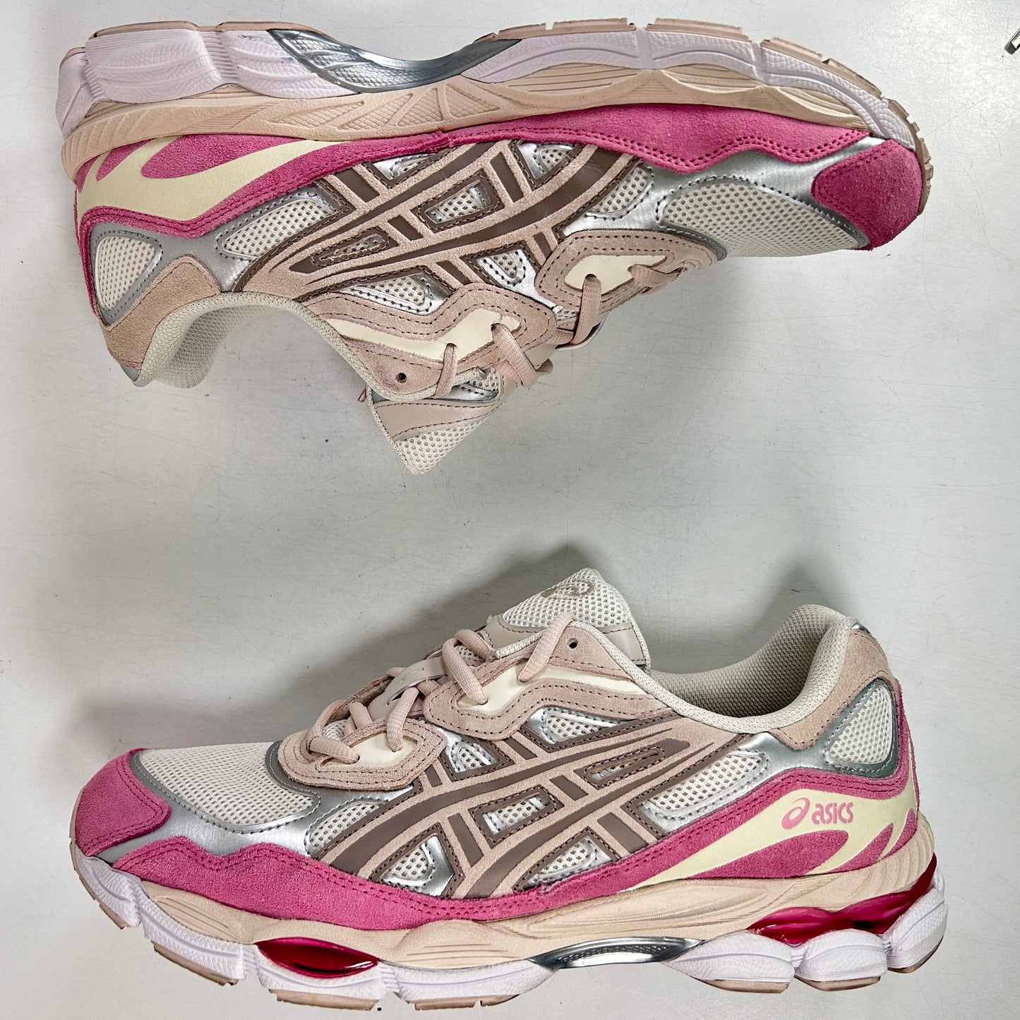 1203A383 104 ASICS Gel-NYC Cream Mineral Beige Pink [USED] - 12 M (Used)