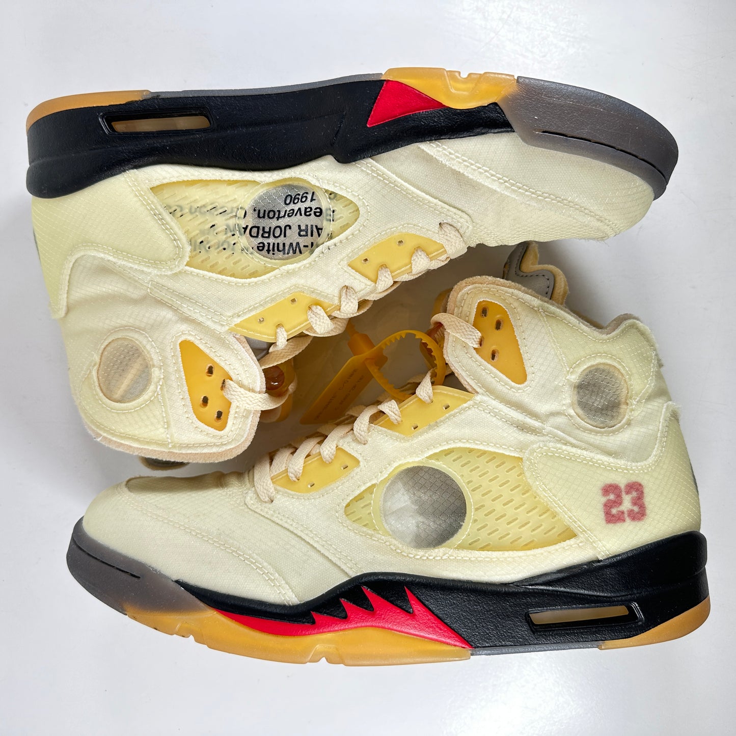 DH8565 100 Jordan 5 Off-White Sail [USED] - 12 M (VNDS2)